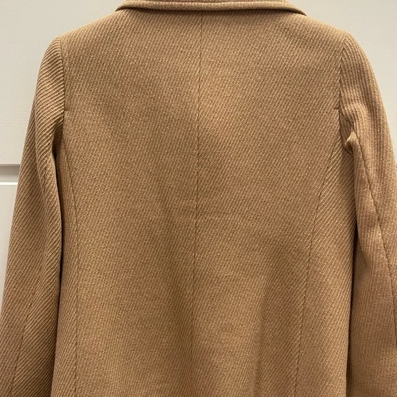 Ann Taylor Tan Peacoat size Small-Women’s. Worn only a couple of times!! - Picture 2 of 6